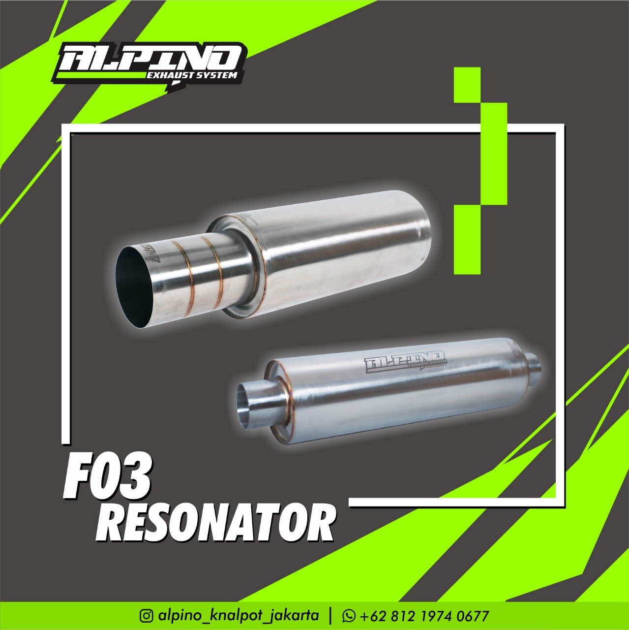 Knalpot Alpino F03